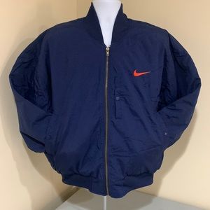 Vintage Nike Reversible Jacket Men's Large Blue Orange